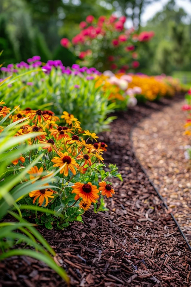 Natural Hardwood Mulch for a Natural Design