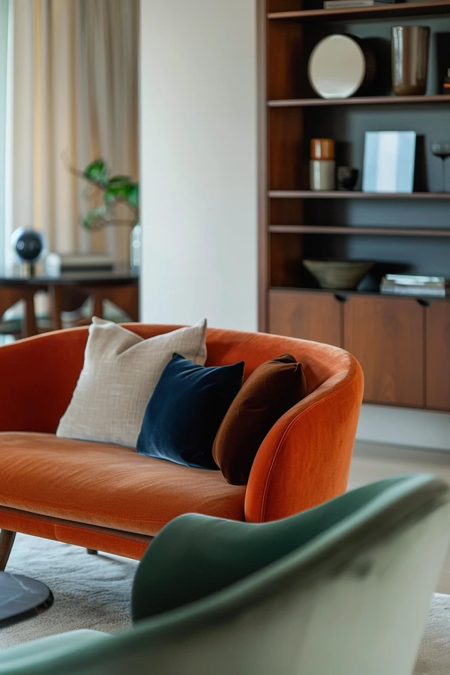 Two Sofas at a Right Angle