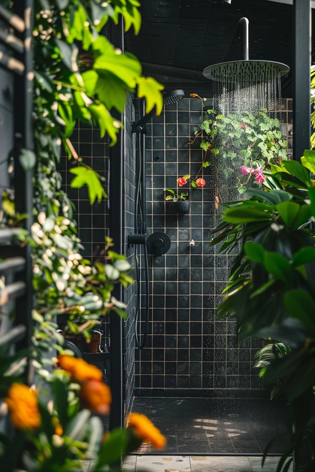 How To Clean Black Tile Shower: Removing Water Marks And Soap Scum