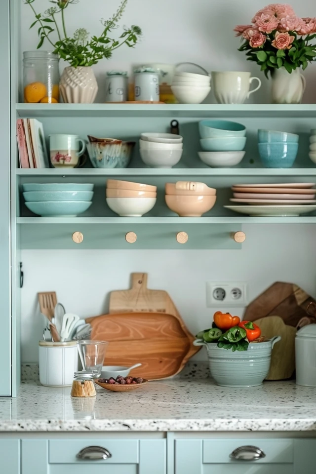 How To Style Floating Shelves In Kitchen: Decor And Organization