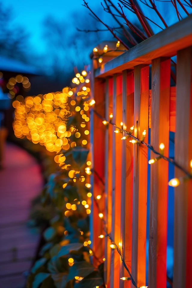 Brighten Your Yard: Outdoor Fence Light Ideas