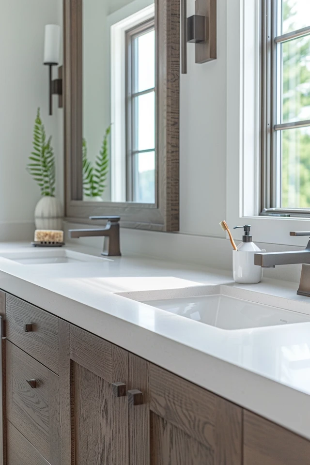 Creating a Rustic Lake House Bathroom