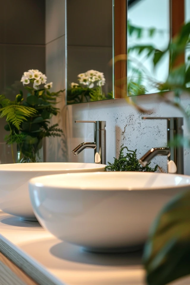 Stylish Bathroom Mirror Ideas for Double Vanity