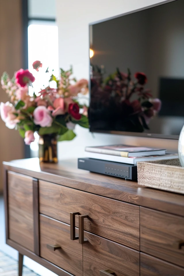 How To Decorate The Top Of An Entertainment Center