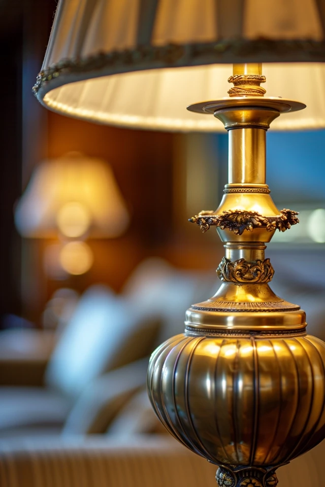 Transforming Brass Lamps with Paint: A Before and After