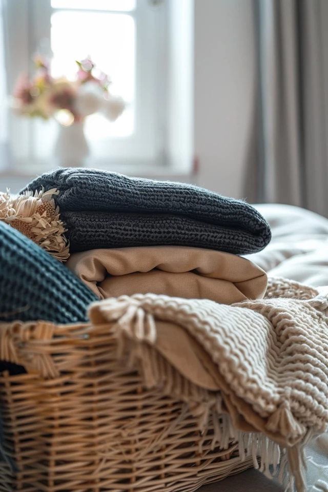 Styling Blankets in a Basket: Creative Ways to Display