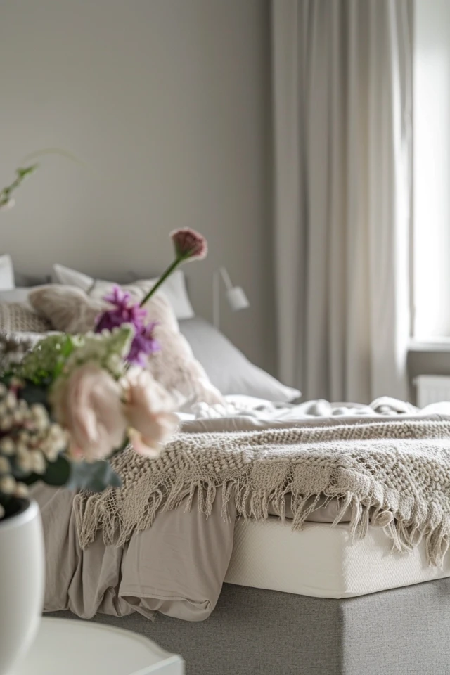 How To Make A Box Spring Look Good: Covering And Styling