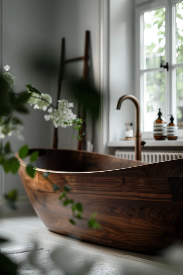 How To Craft A Wooden Bathtub: Unique Bathroom Feature