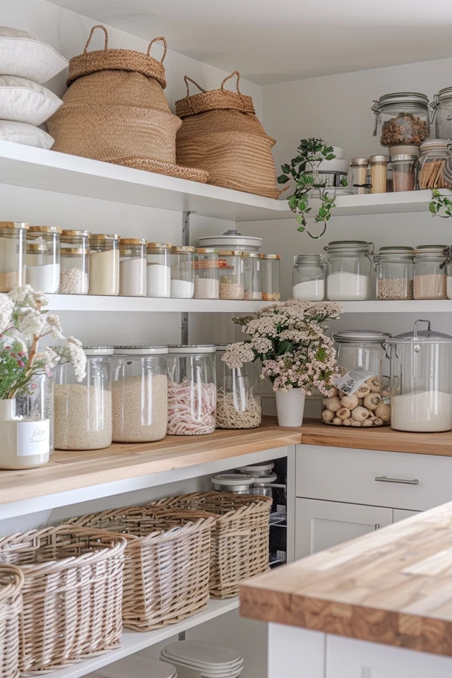 Farmhouse-Inspired Pantry