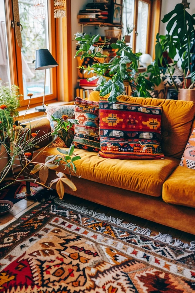 Rustic Bohemian Living Room Ideas for Cozy Spaces