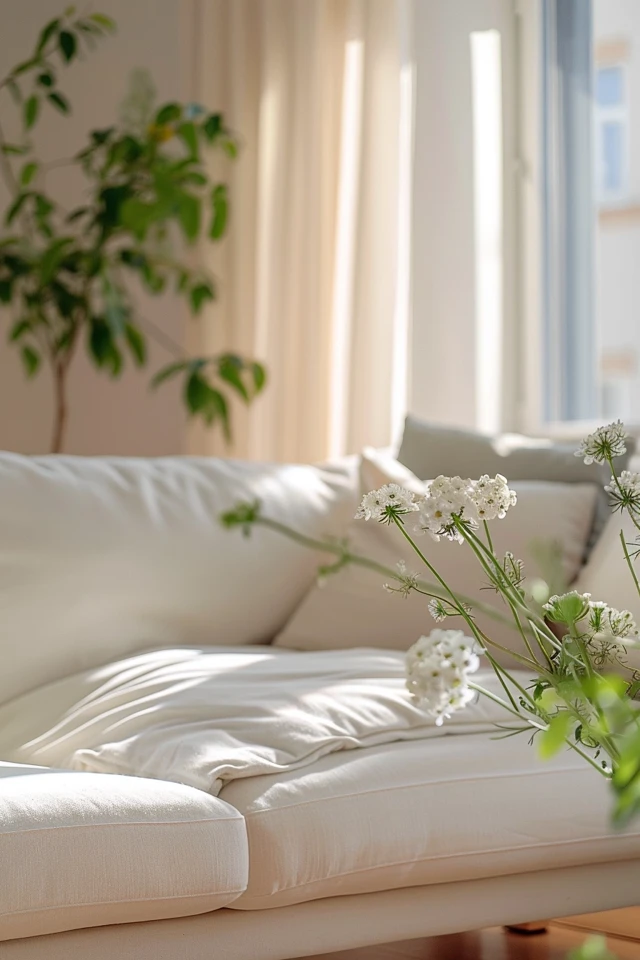 White Sofa – Brightening Living Room Ideas