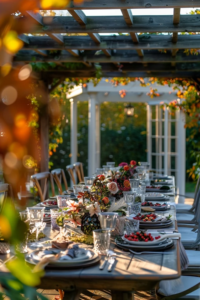 How To Decorate A Pavilion For A Party: Event Styling