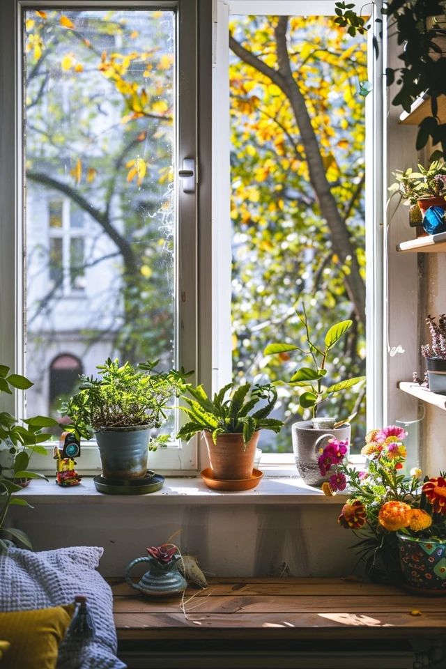 Brighten Your Space with Window Shelf Ideas