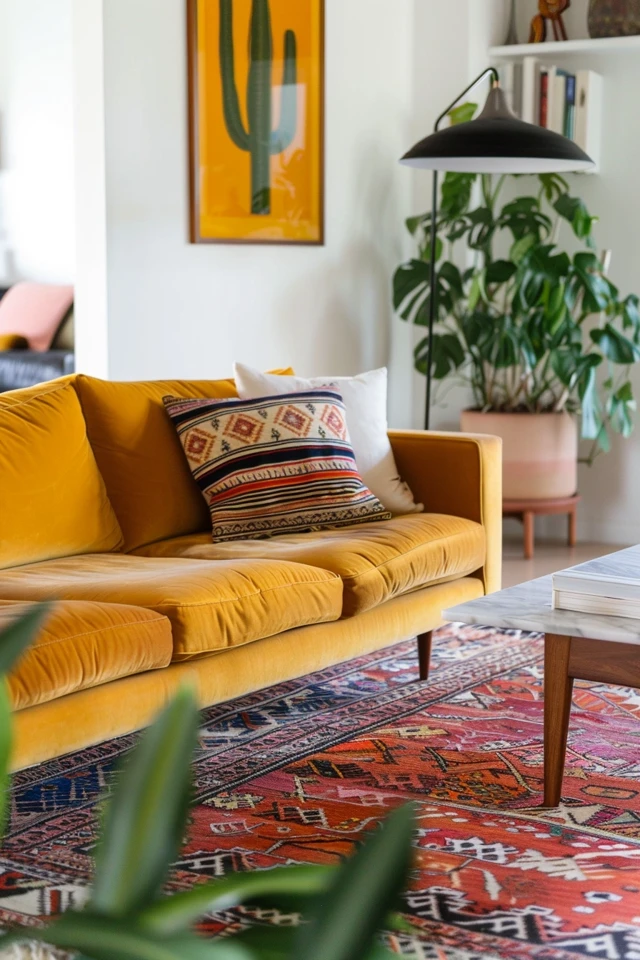 Mid Century Modern Rug Ideas for Stylish Homes