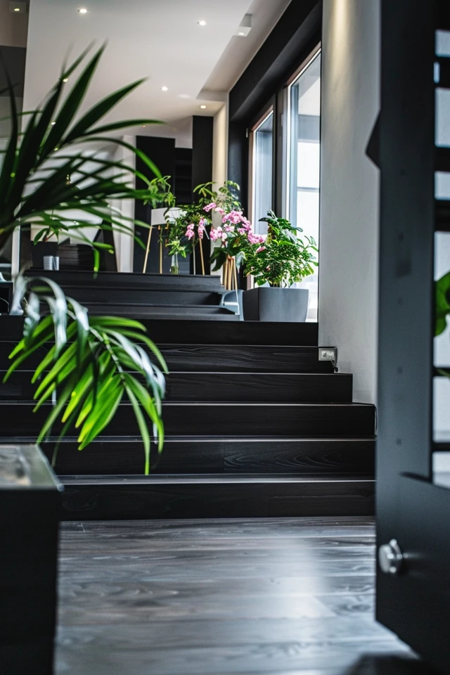 Enhancing Your Black Staircase with Stylish Accessories
