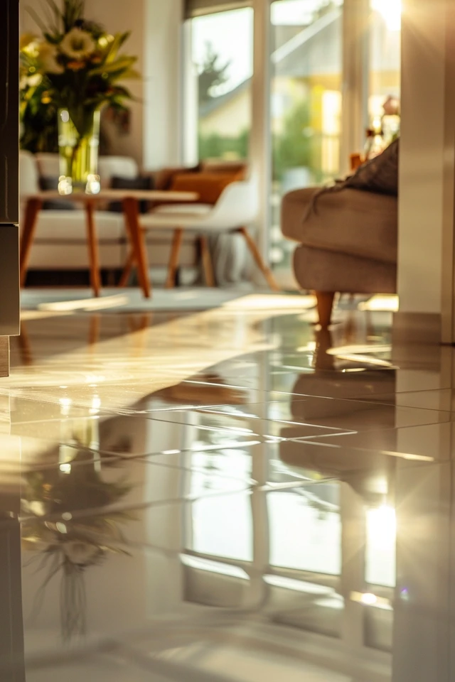 How to Make Matte Floor Tile Glossy