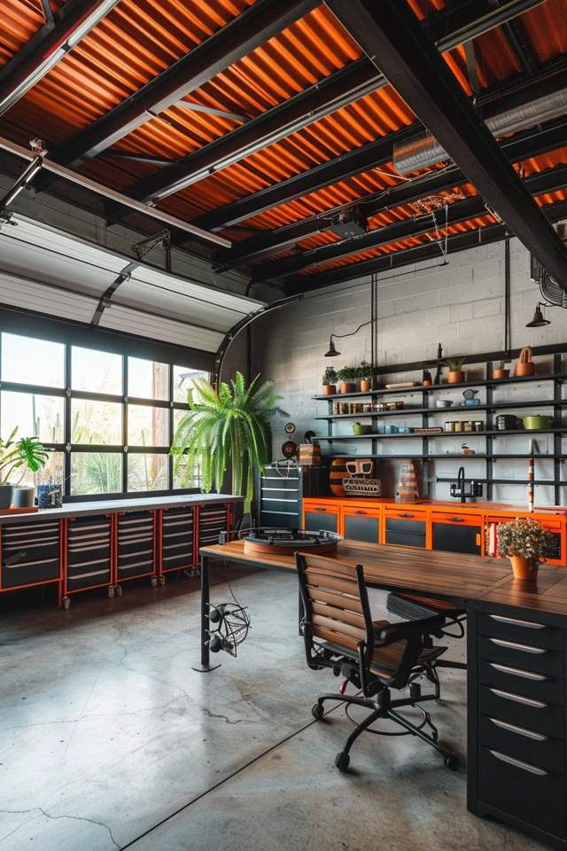 Creative Garage Ceiling Designs for Style and Aesthetic Appeal.