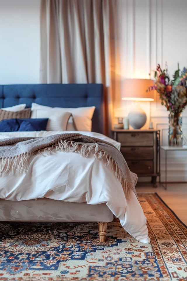 How To Place A Rug In A Bedroom: Positioning Guide
