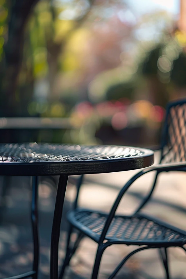 Maintenance Tips for Wrought Iron Furniture