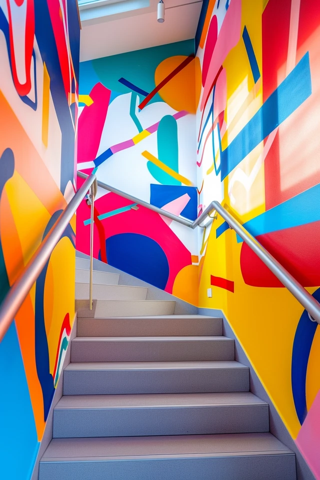 Easy Staircase Wall Painting Guide – Try It Now!