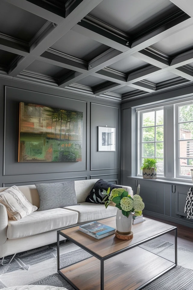 Coffered Ceiling Painting Ideas to Transform Your Home