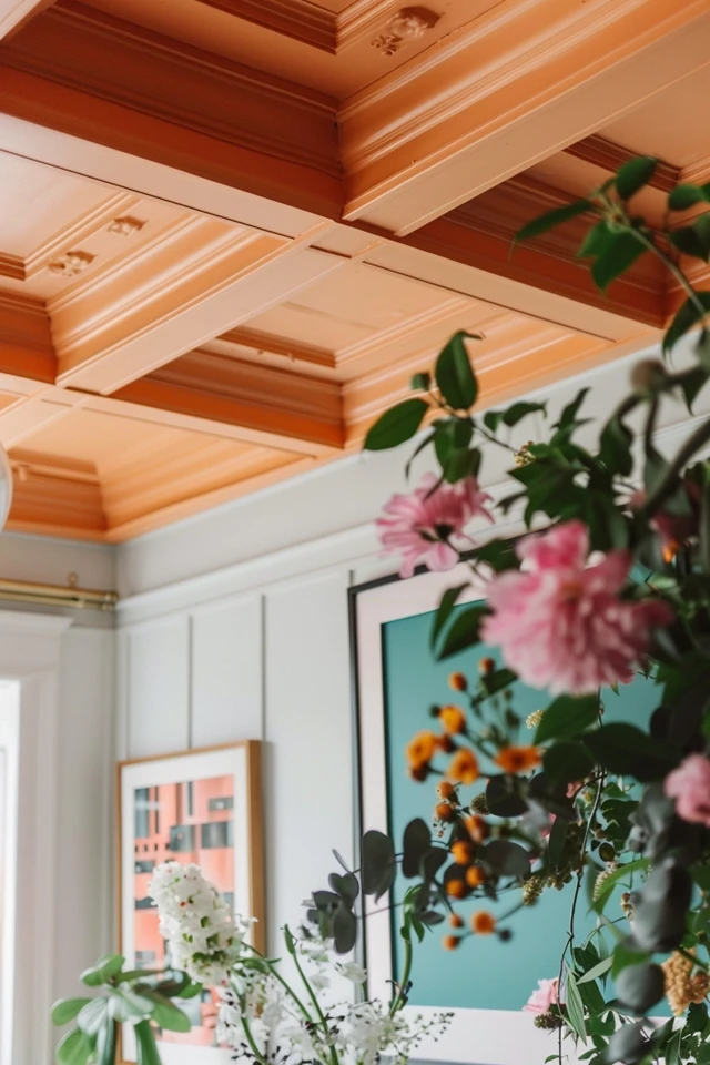 Coffered Ceiling Paint Ideas for Chic Homes