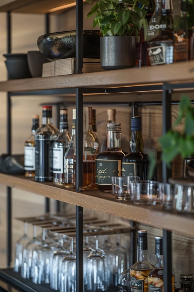 Tips for Decorating Bar Shelves
