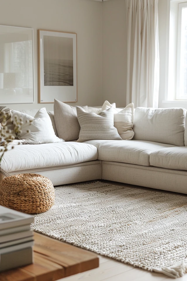 Rug Placement With Sectional Sofa: Center the Rug