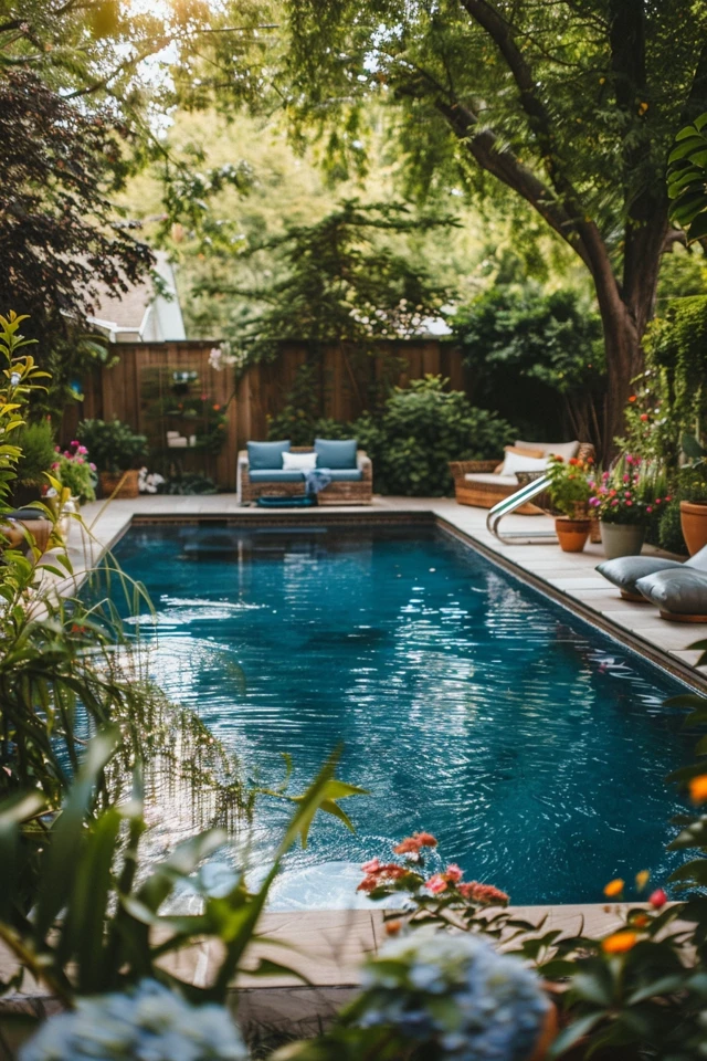 Inground Pool Retaining Wall Ideas for Stylish Backyards