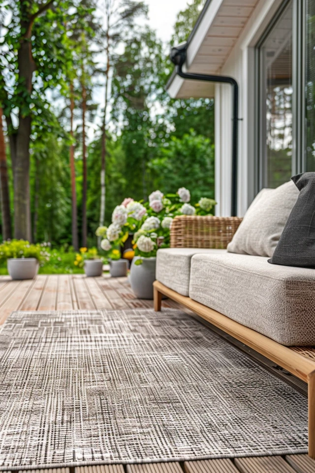 How To Take Care Of An Outdoor Rug: Outdoor Decor Maintenance