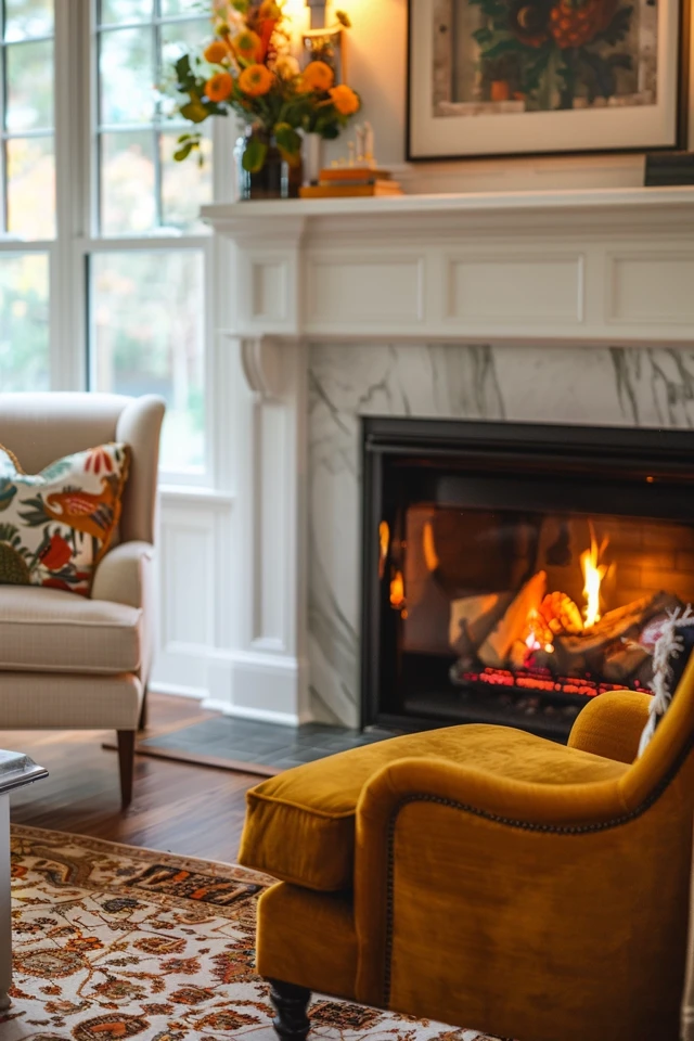 Small Fireplace Seating Ideas for Cozy Nooks
