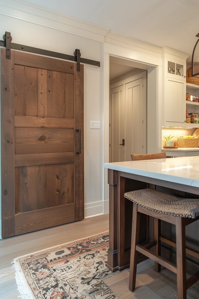 Rustic Charm: Barn Door Pantry Ideas Unveiled