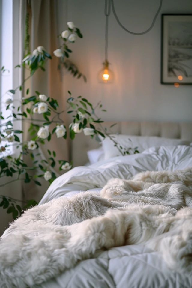 Add Texture and Warmth with a Textured Blanket or Quilt