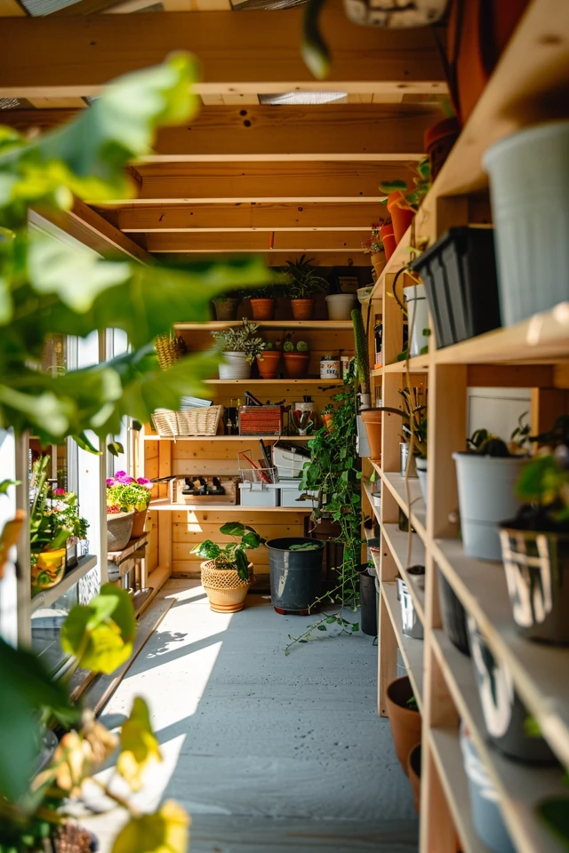 Get Creative with Storage Shed Shelving Solutions