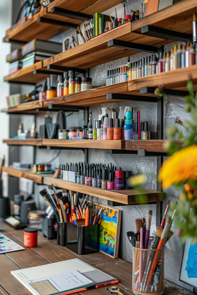 Creative Ways to Store Art Supplies at Home