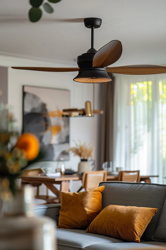 How To Choose Ceiling Fan Color & Matching Decor