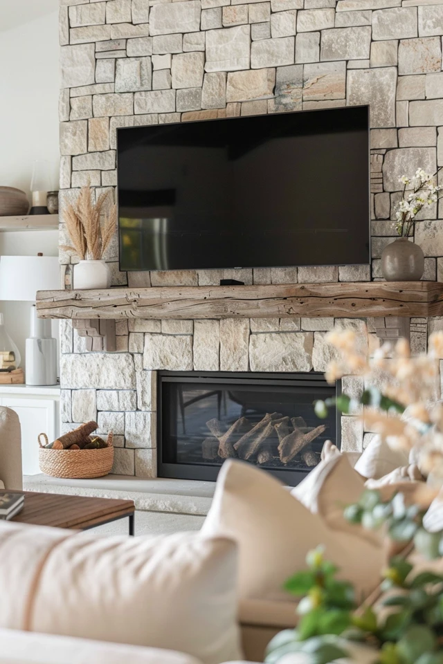 How To Mount A TV On A Stone Fireplace Safely