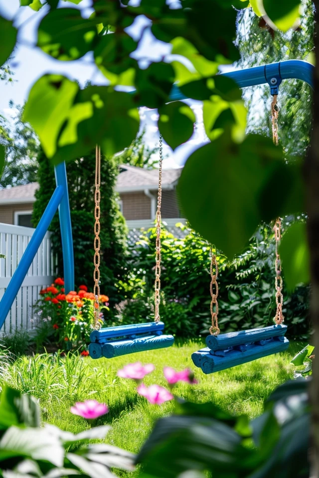 Repair and Paint the Swing Set