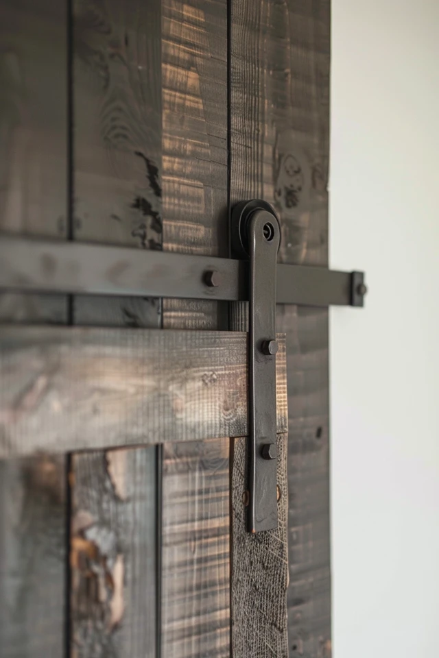Applying the Stain to Your Barn Door