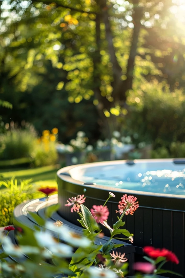 Enhancing Pool Entry with Aesthetic and Functional Features