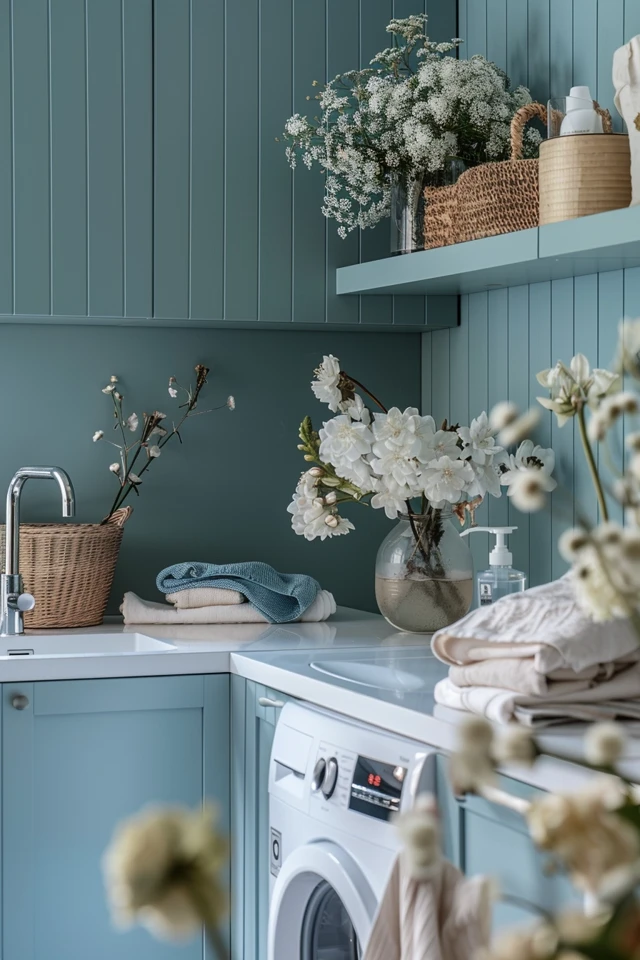 Efficient Laundry Room Shelving Ideas