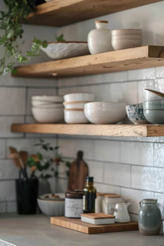 How To Build Floating Shelves For Kitchen: Space-Saving Storage