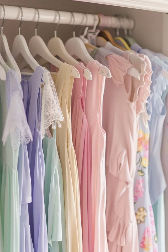 Dress Hanging Techniques and Closet Organization