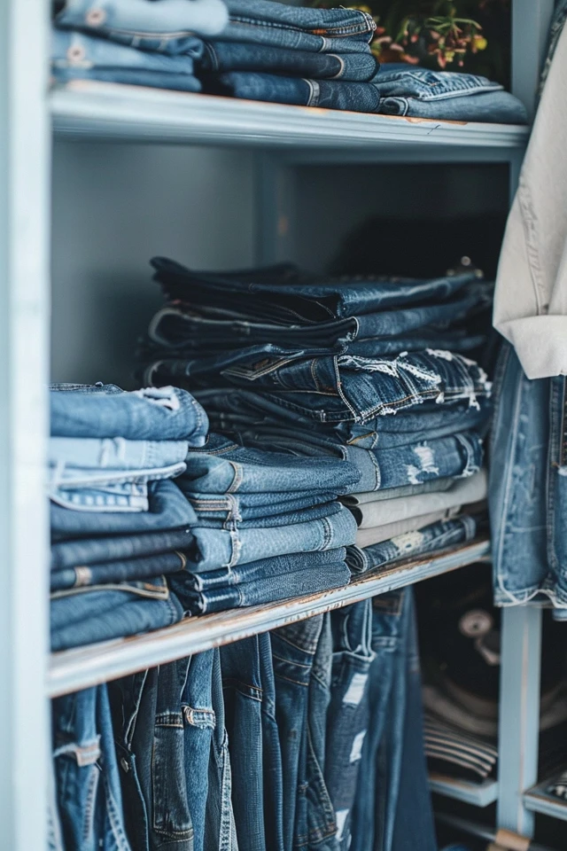 Denim Organizing Mastery: Storage Ideas for Jeans