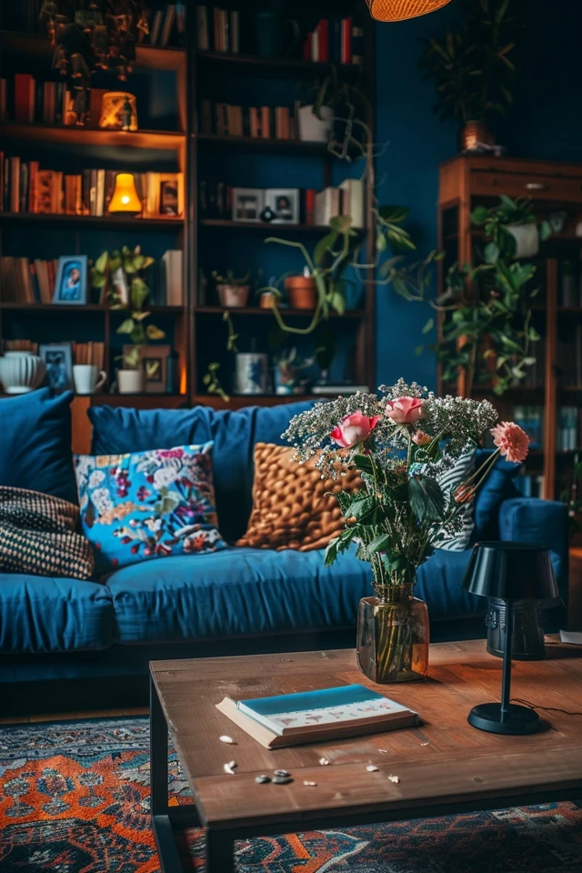 Blue and Brown Living Room Ideas for Cozy Decor