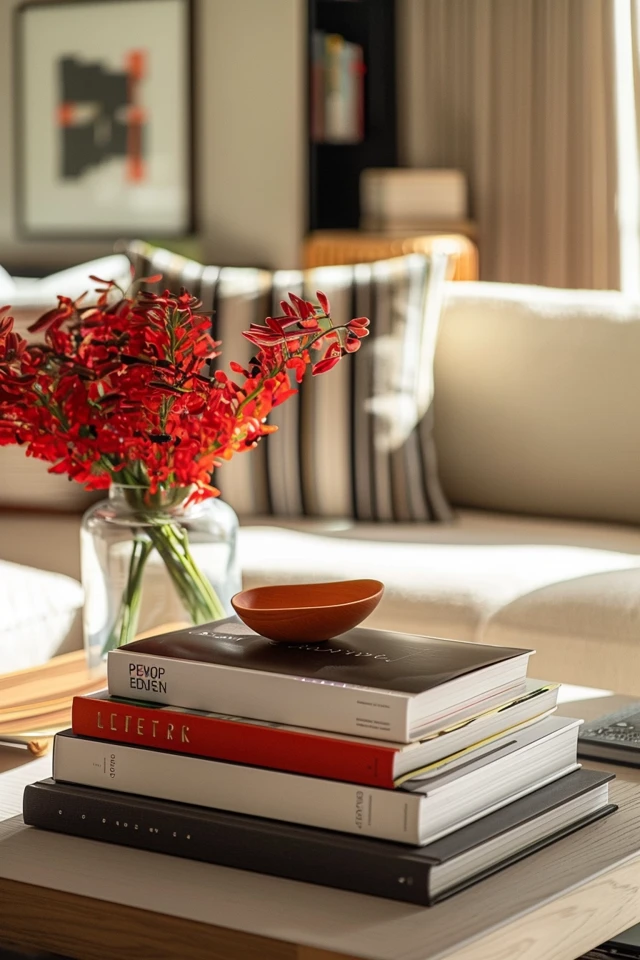 How To Style Coffee Table Books: Elegant Displays