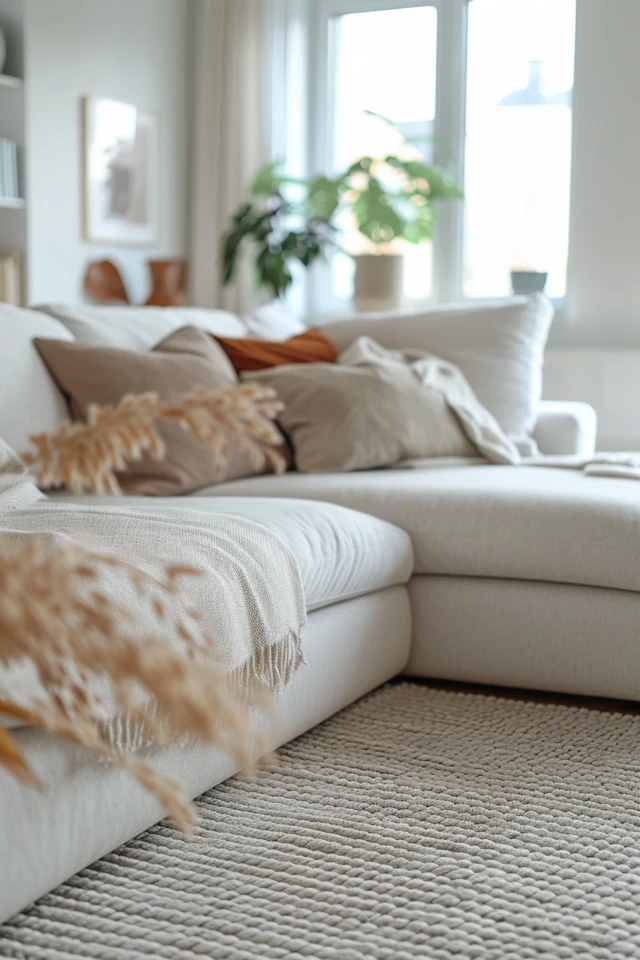 How To Place and Size a Rug for an L-shaped Sectional Sofa