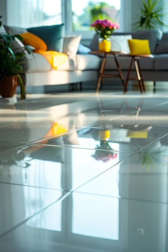 How To Make Ceramic Floor Tiles Shine: Restoring Gloss - photo 2