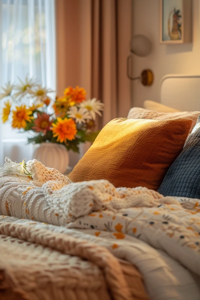 Simple Bedroom Decor Ideas for a Cozy Fall Vibe.
