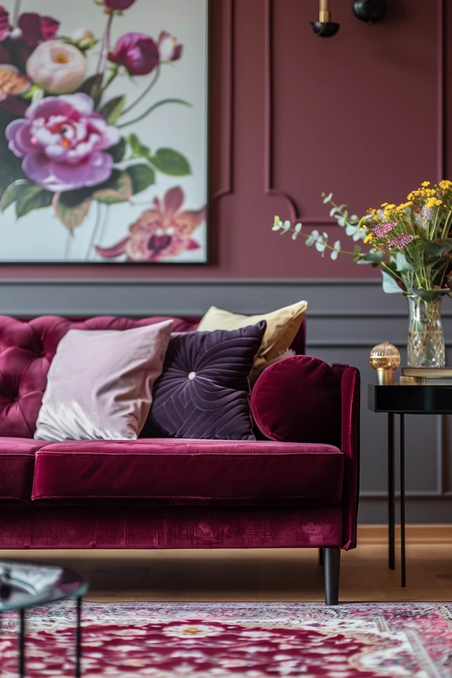 Burgundy Sofa Decor Tips – Spruce Up Your Space!